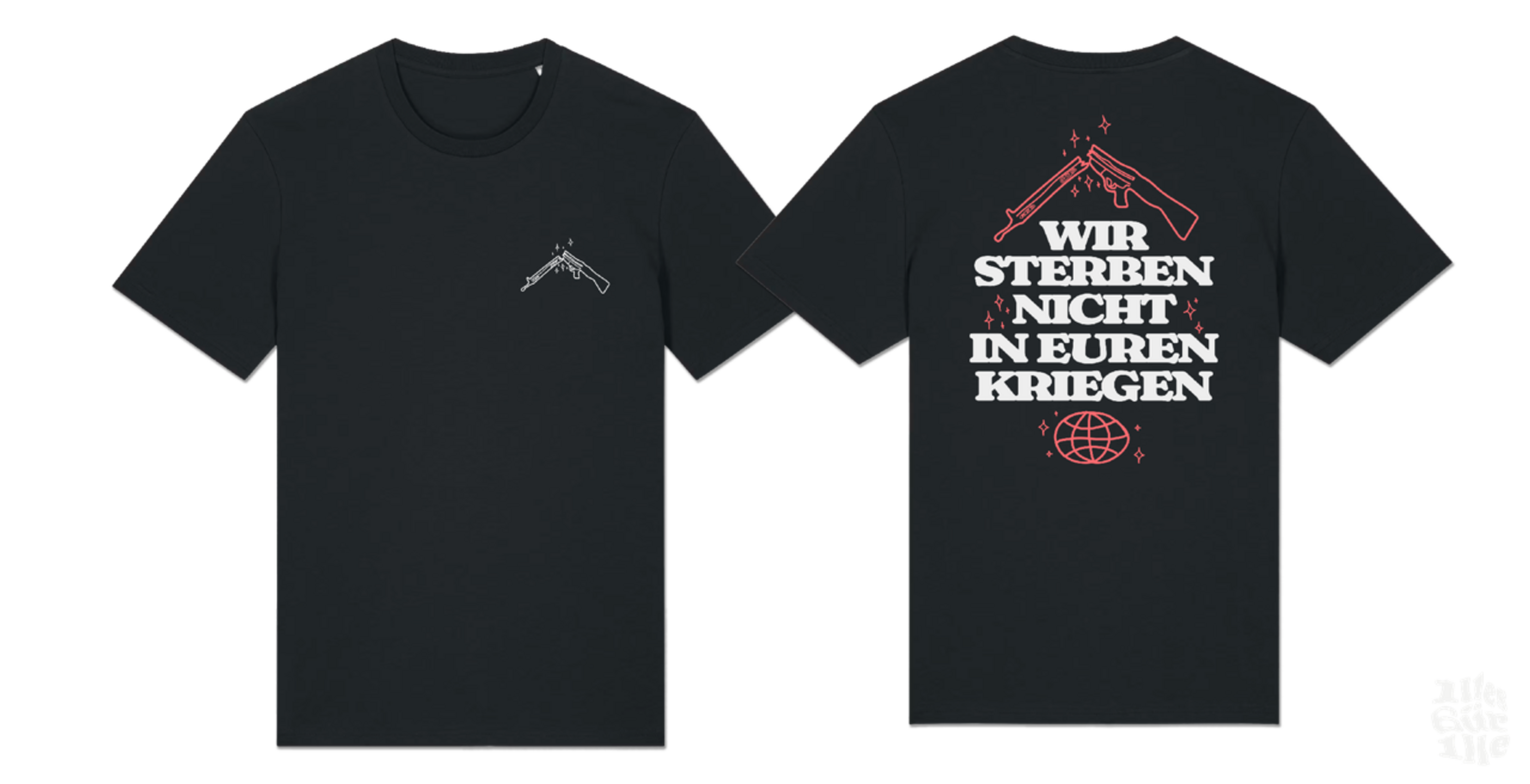  REFUSE WAR Shirt (dunkel), T-Shirt | dunkel 